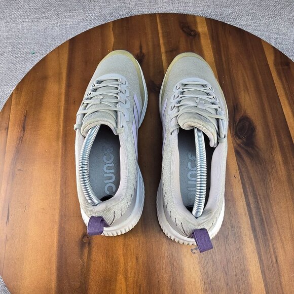 Adidas Womens Cloudfoam Pure Running Shoes Sneakers Purple/Gray 7.5 EVM 004001 - Picture 10 of 14